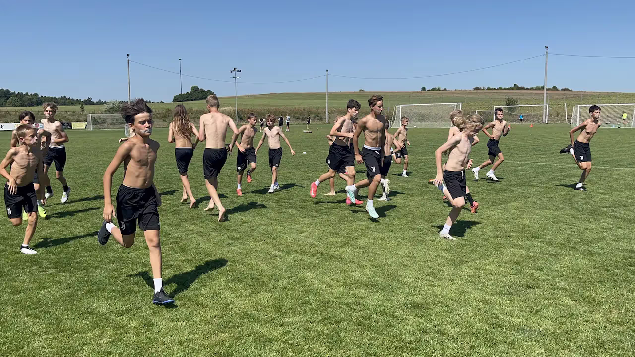 Training session on the pitch